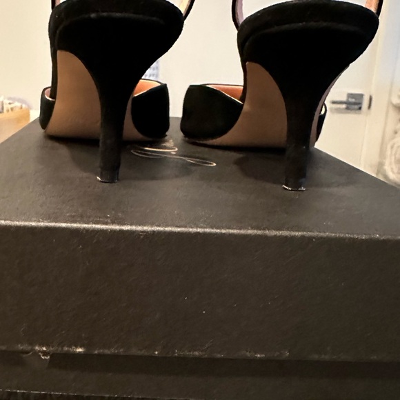 Jcrew sling back pumps in black suede. Size 5. - Picture 4 of 6